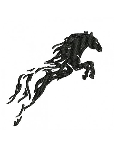 Instant download machine embroidery design Horse's head