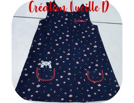 Motif de broderie machine  ours