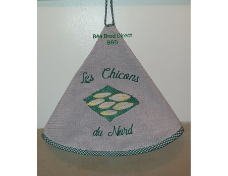 Motif de broderie machine les chicons du Nord