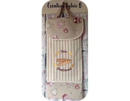 Motif de broderie machine  baguettes traditionnelles