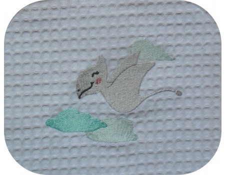 Motif de broderie machine dinosaure ptérosaure