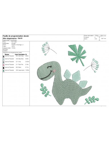 Instant download machine embroidery design pterosaurus dinosaur Instant download machine embroidery design pterosaurus dinosaur