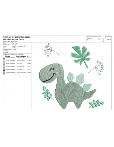 Instant download machine embroidery design pterosaurus dinosaur Instant download machine embroidery design pterosaurus dinosaur