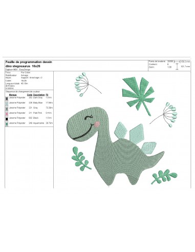 Instant download machine embroidery design pterosaurus dinosaur Instant download machine embroidery design pterosaurus dinosaur