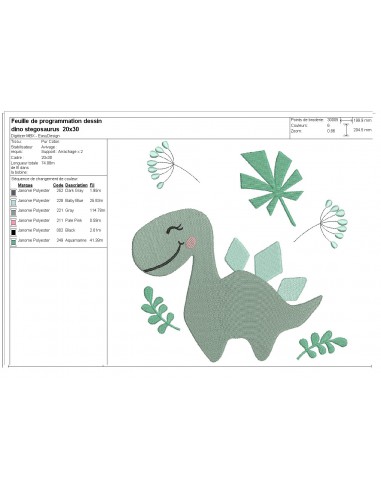 Instant download machine embroidery design pterosaurus dinosaur Instant download machine embroidery design pterosaurus dinosaur