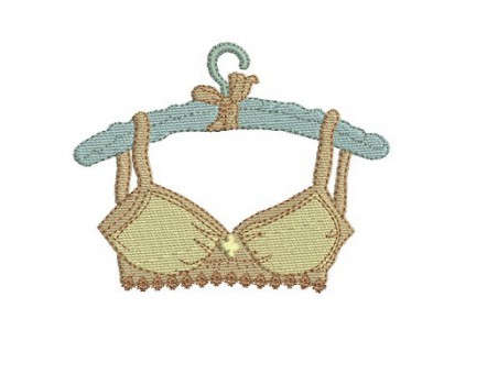 Motif de broderie lingerie rétro