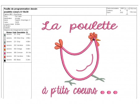 Instant download machine embroidery  applique Hen with star