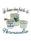 Instant download machine embroidery  design fresh cream