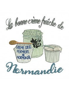 Instant download machine embroidery  design milk