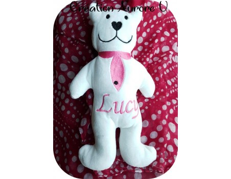 Motif de broderie machine doudou  pour chat  ITH