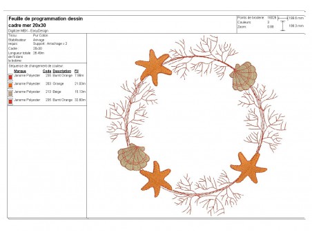 Instant download machine  embroidery design exotic frame