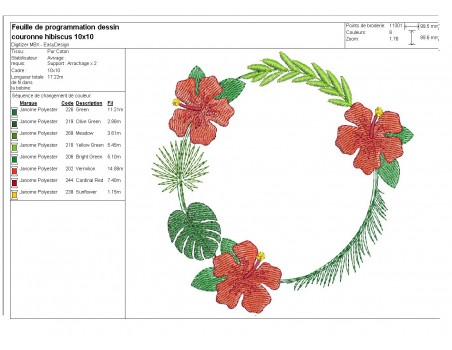 Instant download machine embroidery design ylang ylang