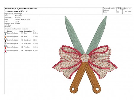 Instant download machine embroidery cutlery