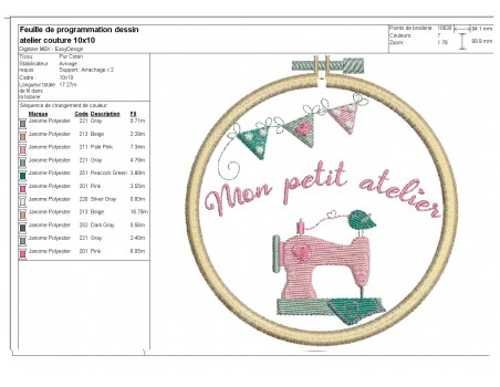 Instant download machine embroidery design sewing