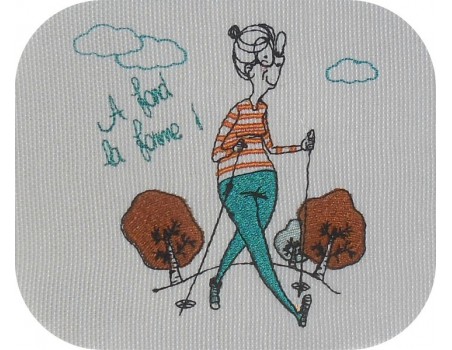 Instant downloads machine  embroidery design granny