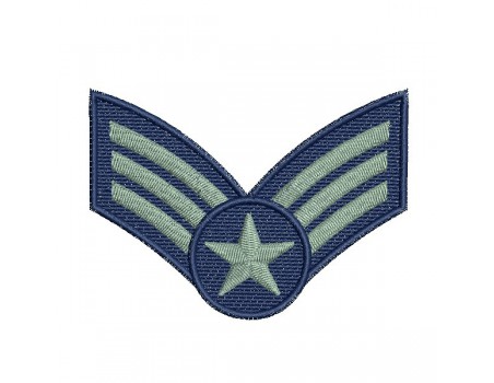 Motif de broderie machine  air force