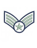 Instant download machine embroidery  design applique air force badge