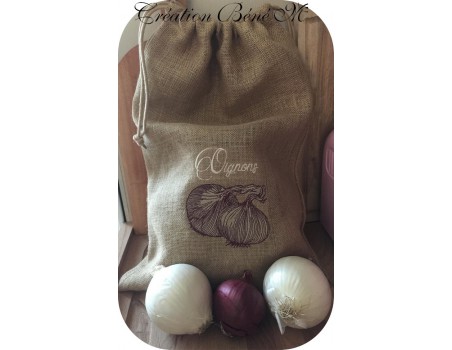 Instant download machine embroidery garlic