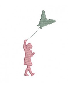 Motif de broderie rêve de princesse