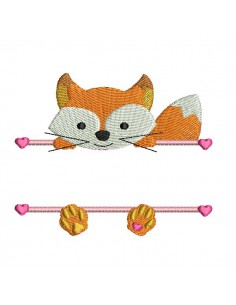 instant download machine embroidery design customizable hippopotamus girl