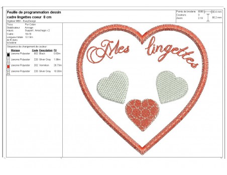 Instant download machine embroidery design ith hearts  cleansing discs