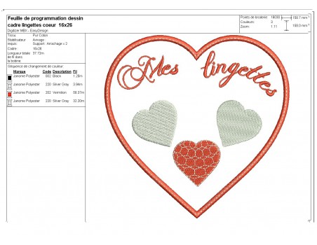 Instant download machine embroidery design ith hearts  cleansing discs
