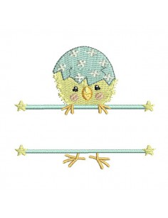 Instant download machine embroidery easter bunny  to customize