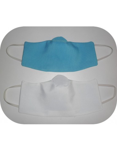 Motif de broderie machine  masque de protection femme ITH