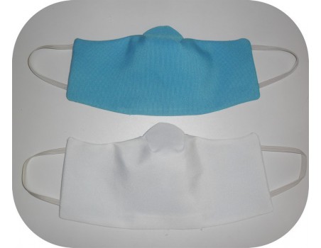 Motif de broderie machine  masque de protection femme ITH