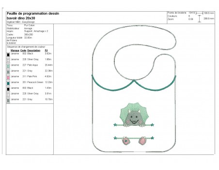 Instant downloads machine embroidery design machine  ITH  bib customizable rabbit boy