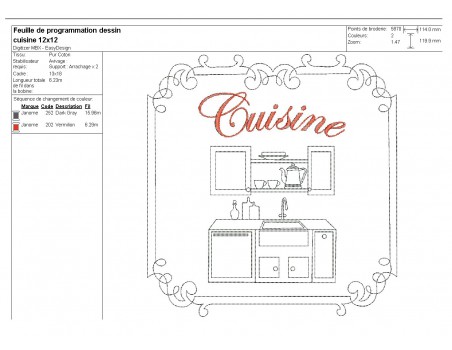 Instant download machine embroidery design bedroom