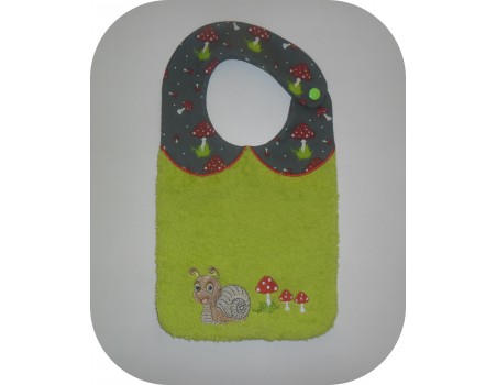 Motif de broderie machine escargot