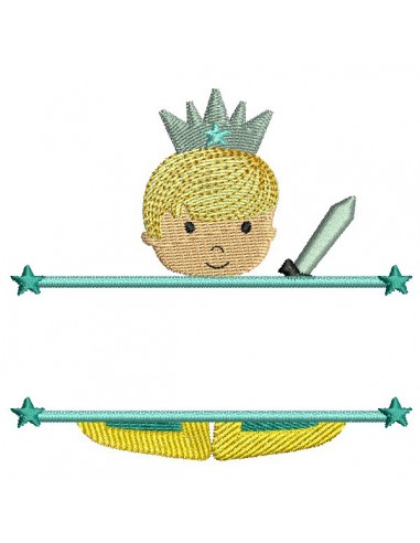 Instant download machine embroidery Princess to customize for girl