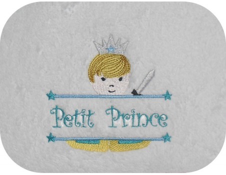 Instant download machine embroidery Princess to customize for girl