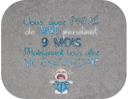 Instant dowload Embroidery design birth daughter