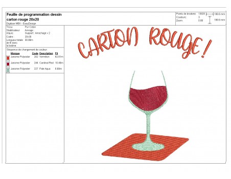 Instant download machine embroidery design wine tasting