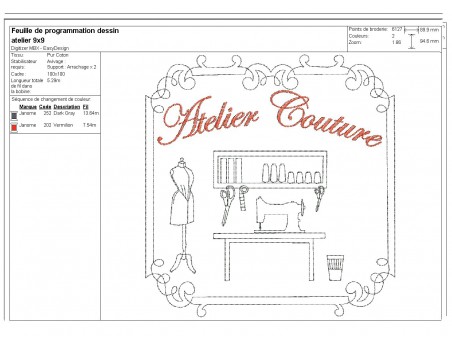 Instant download machine embroidery design living room