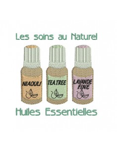 Motif de broderie Huiles Essentielles