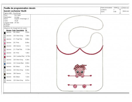 Instant downloads machine embroidery design machine  ITH  bib customizable  koala girl