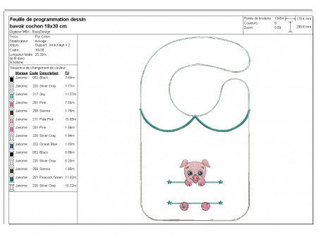Instant downloads machine embroidery design machine  ITH  bib customizable koala boy