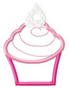 Accroche torchons cup cake 10x10cm