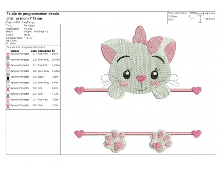 Instant download machine embroidery frog to customize for girl