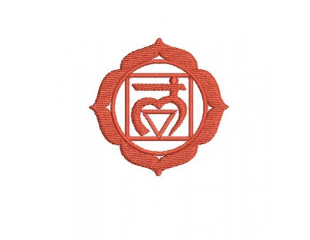 Motif de broderie chakra 