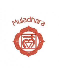 Motif de broderie chakra