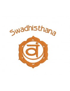 Motif de broderie Chakra Muladhara