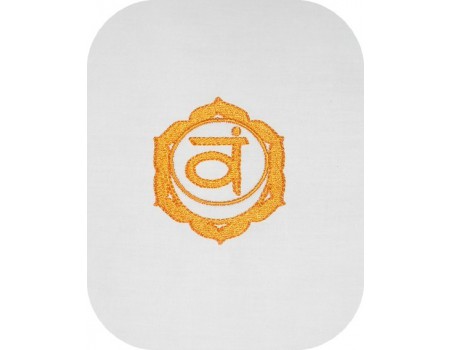 Motif de broderie Chakra Muladhara