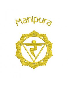 Motif de broderie Chakra Muladhara