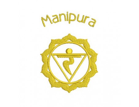 Motif de broderie Chakra Muladhara