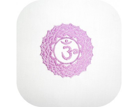 Motif de broderie Chakra Sahasrara