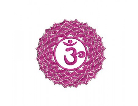 Motif de broderie Chakra Sahasrara